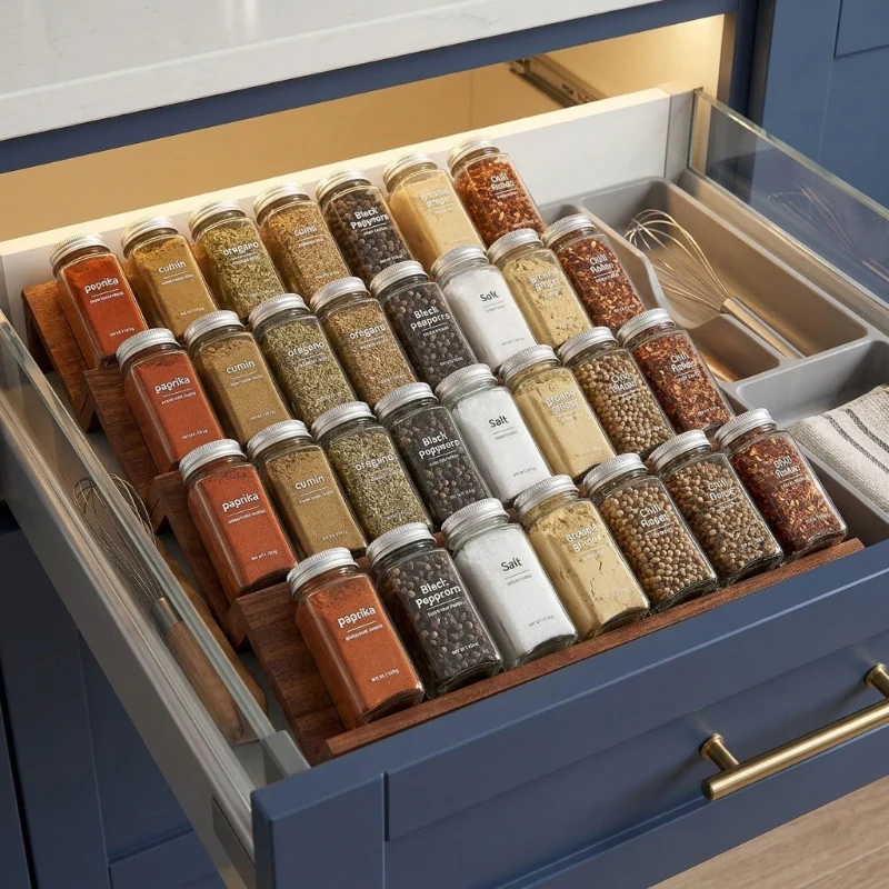 Rangement Epices Tiroir | Elgetria™