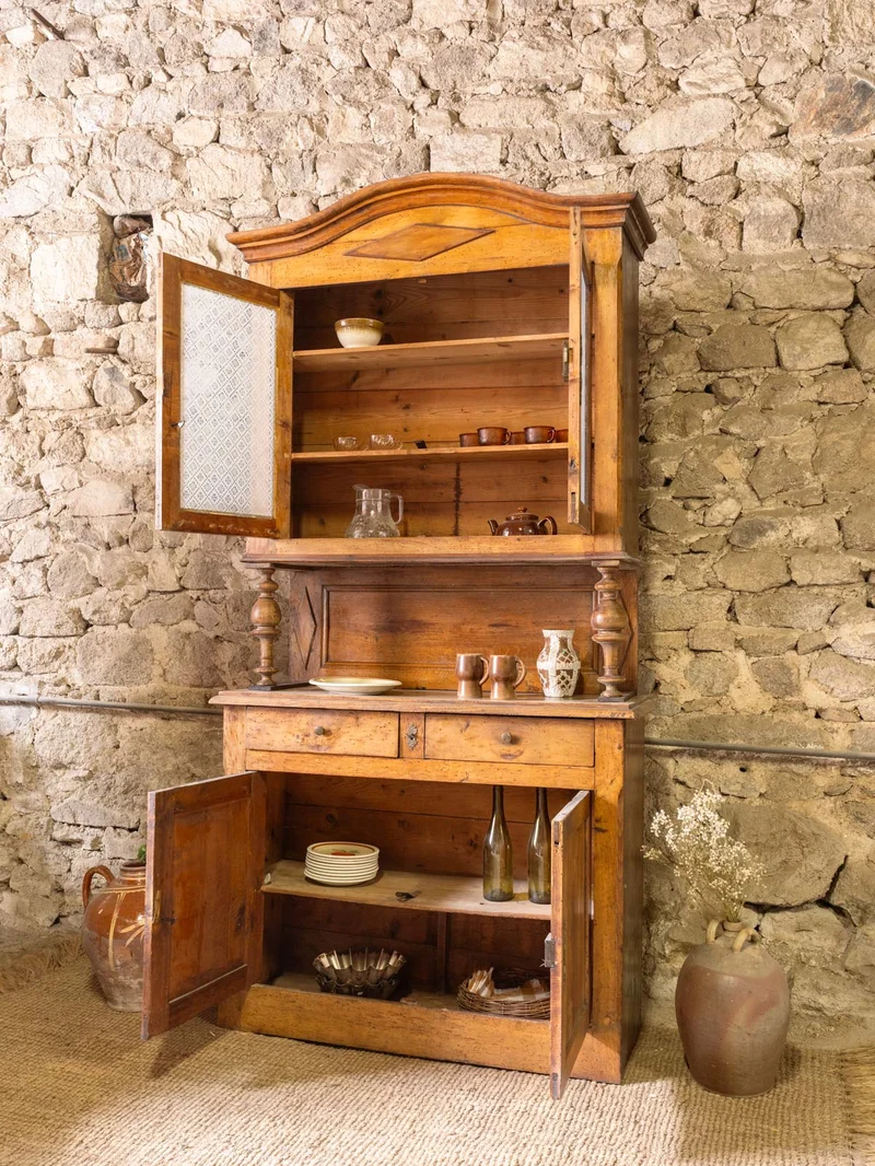 Gilbert, le buffet à deux corps en bois N°1860