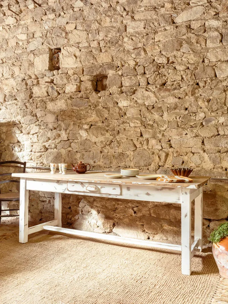 Romy, la table à manger en chêne N°1541