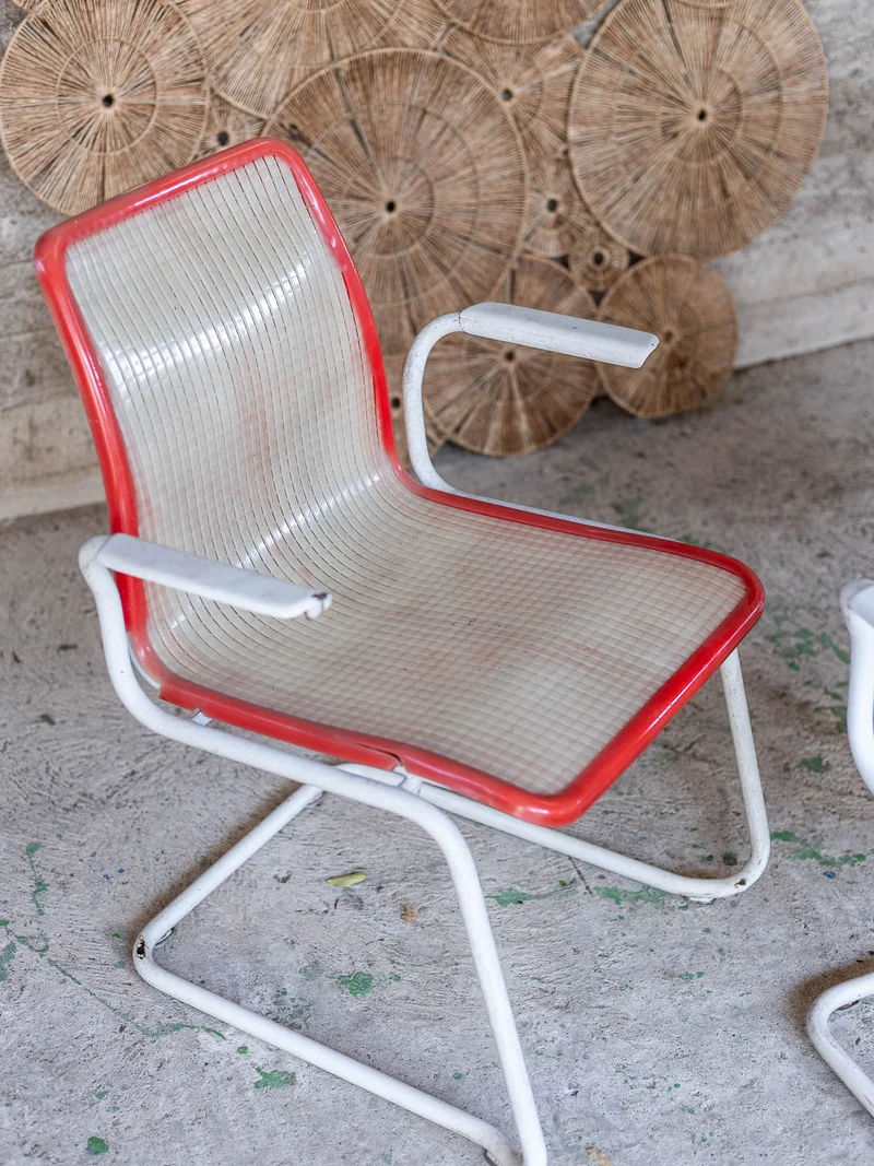 Jakob, le trio de fauteuils d'extérieur N°1386