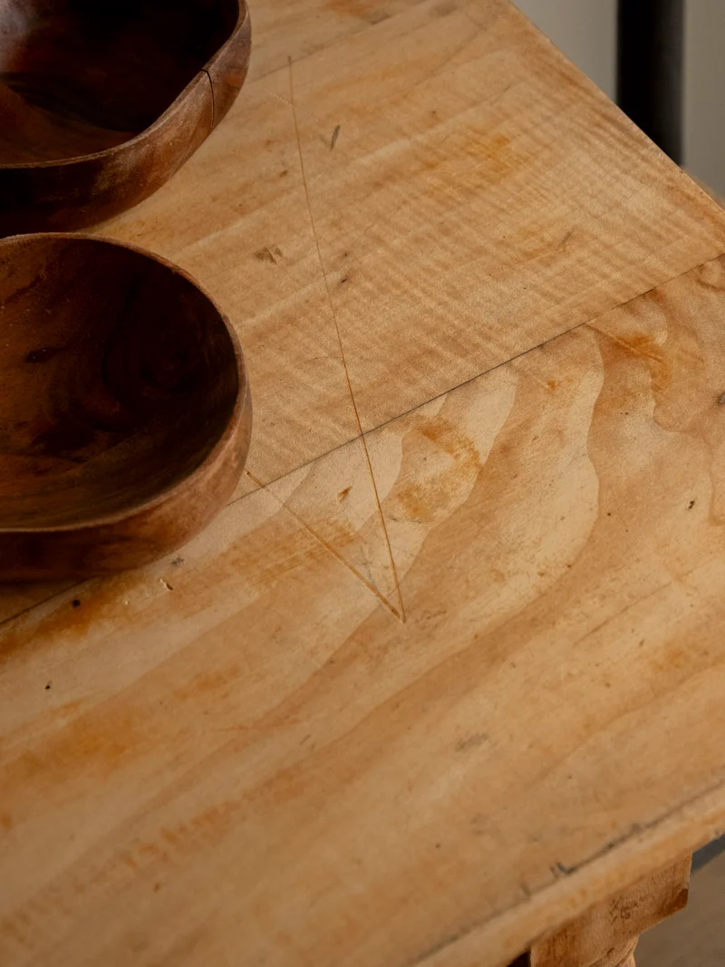 Romy, la table à manger de ferme rustique N°1489