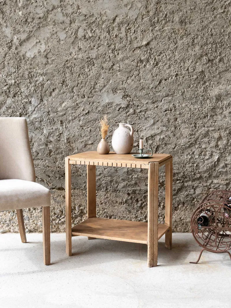 Francine, la table d'appoint en chêne N°1574
