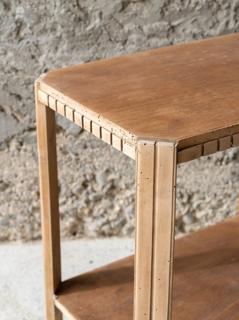 Francine, la table d'appoint en chêne N°1574