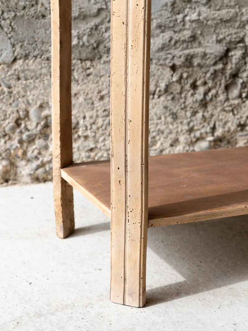 Francine, la table d'appoint en chêne N°1574