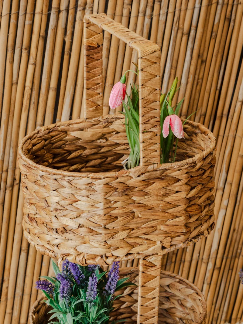 Ambroise, le panier à trois étages en osier N°982
