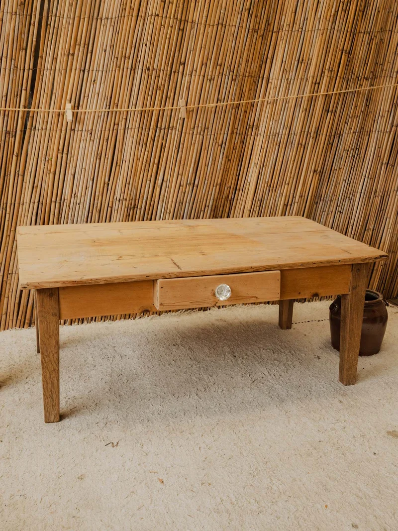 Léonie, la table basse en bois N°1168