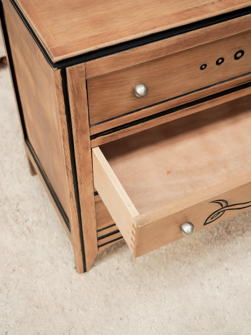 Olga, la commode en bois et motifs N°1096