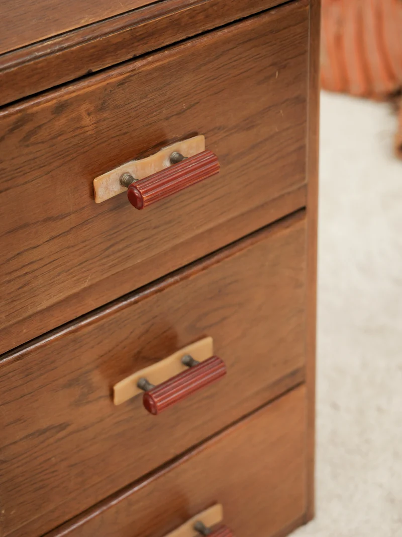 Odile, la table de chevet en bois N°1558