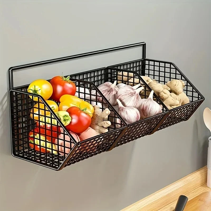 Paniers Muraux | FruitsClear™ - 3 Paniers
