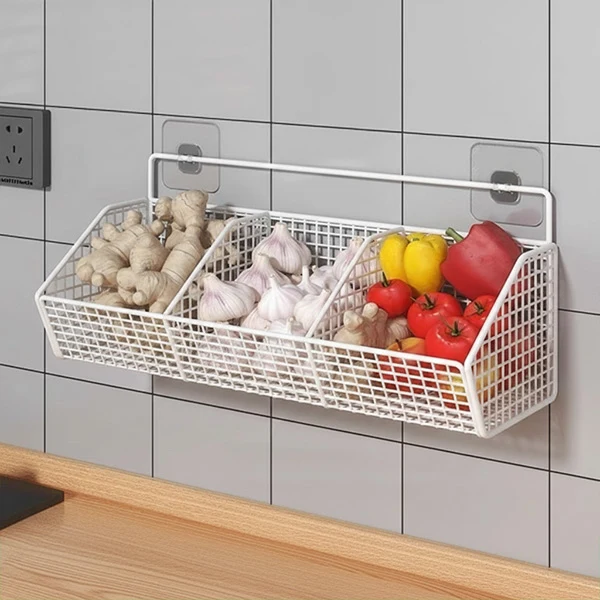 Paniers Muraux | FruitsClear™ - 3 Paniers