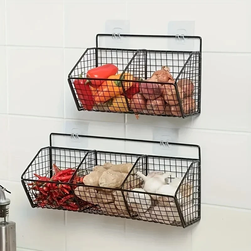 Paniers Muraux | FruitsClear™ - 2 Paniers
