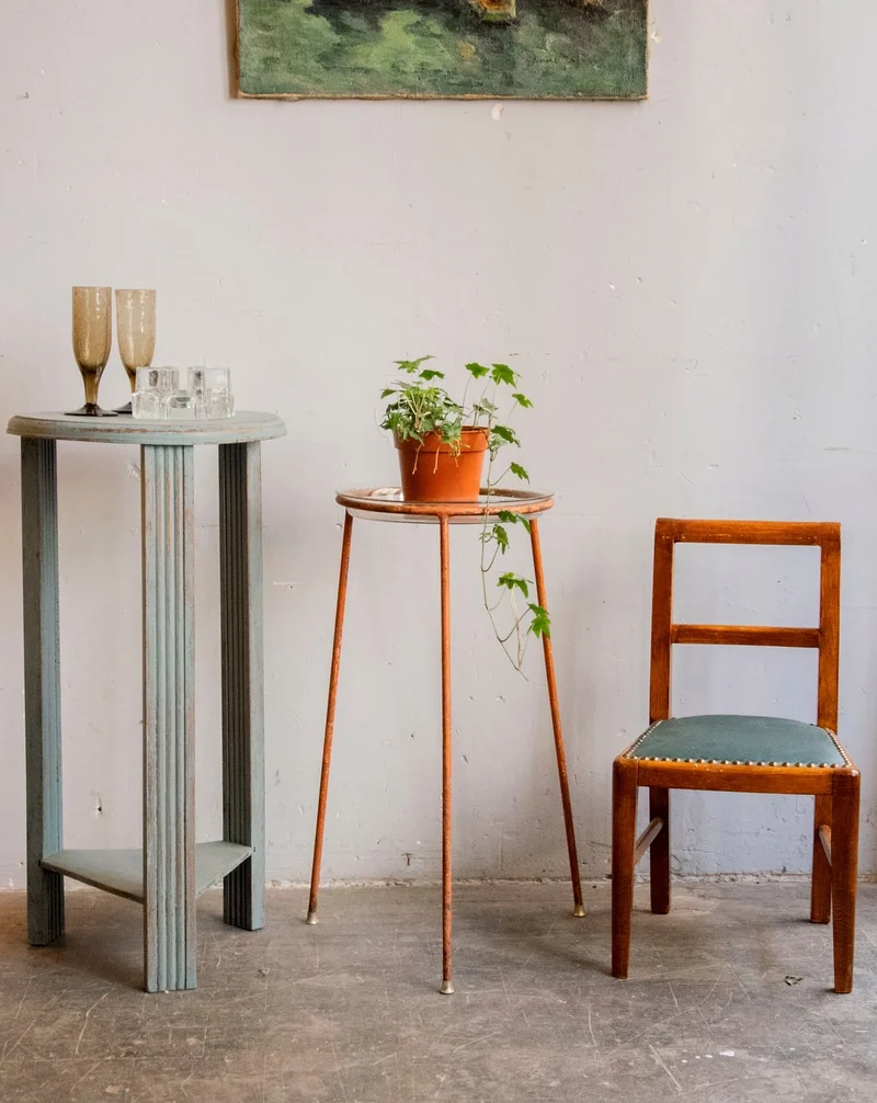 Ariel, le porte-plante en verre et métal N°552