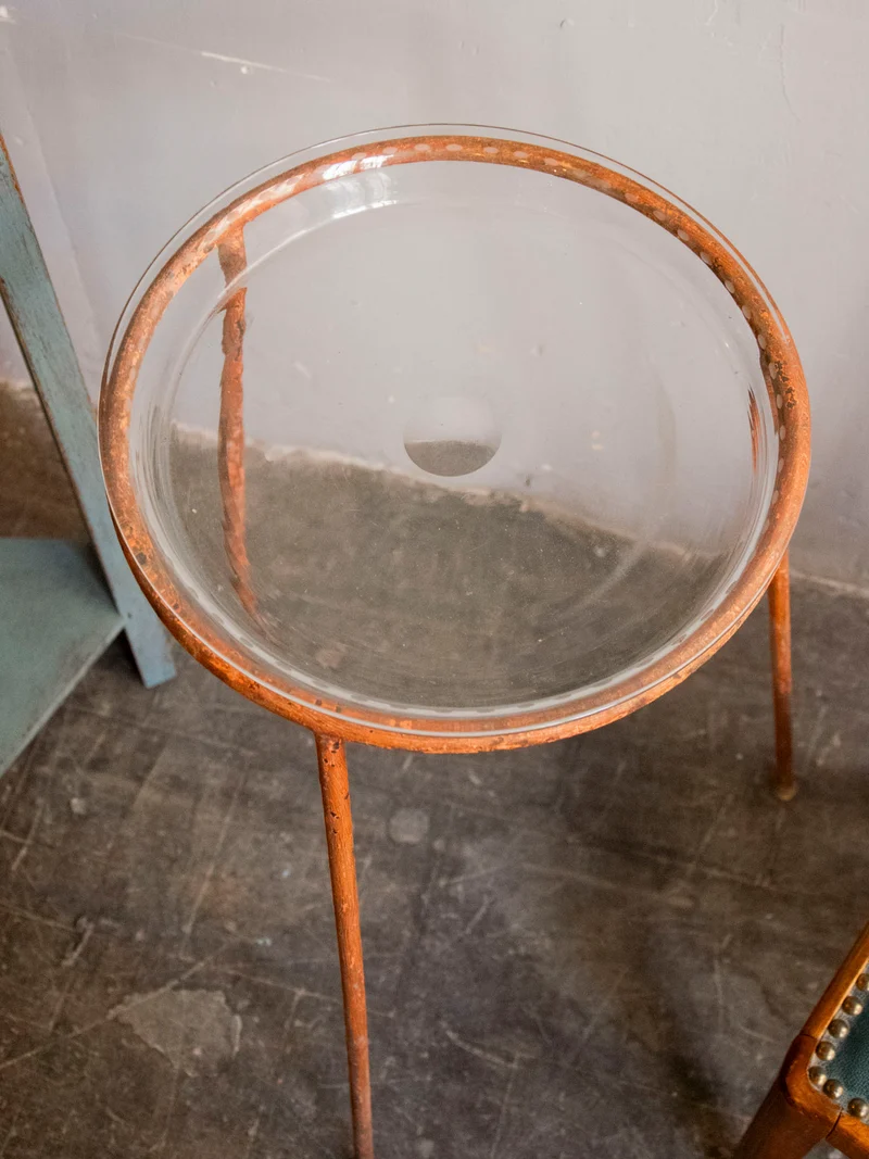 Ariel, le porte-plante en verre et métal N°552