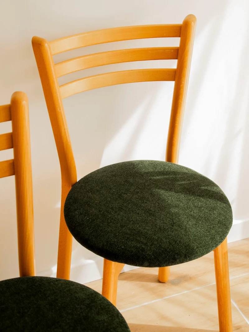 Alma, le lot de 4 chaises aux lignes épurées N°1866
