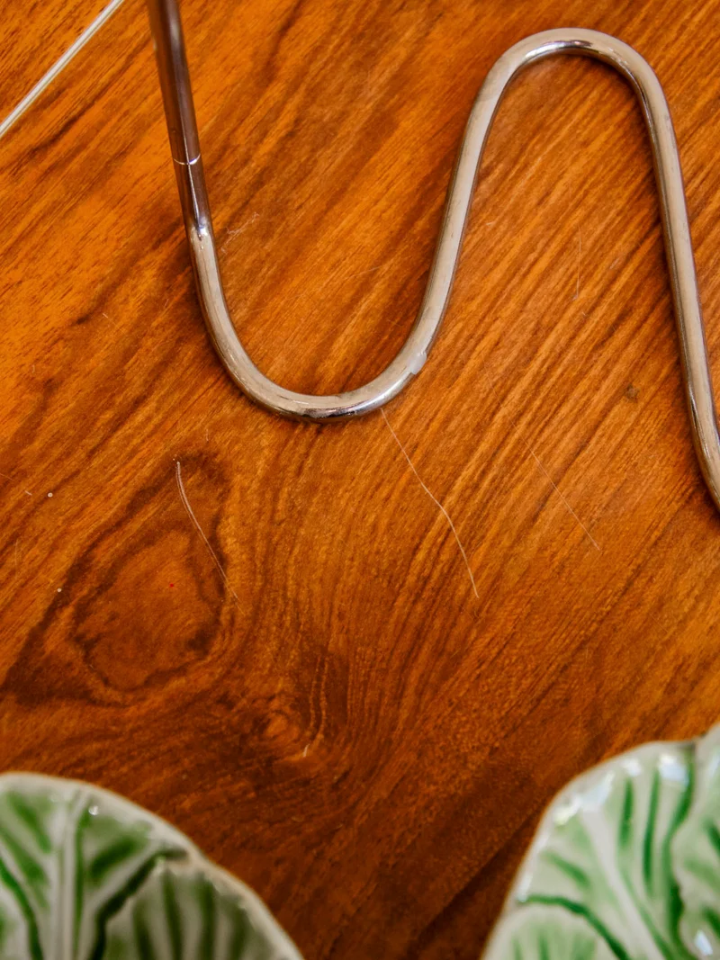 Karla, la table à manger en formica à rabats N°1267