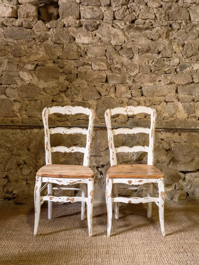 Claude, la paire de chaises en bois N°1621