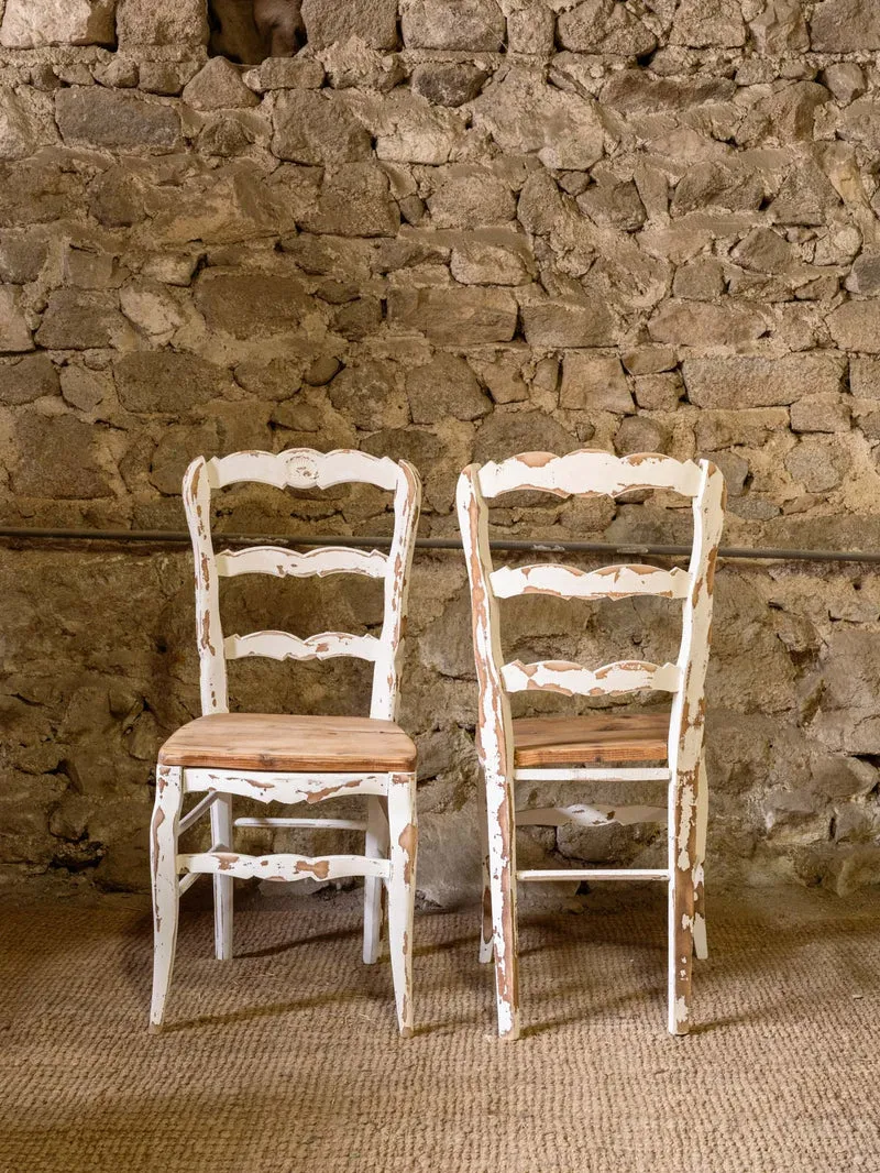 Claude, la paire de chaises en bois N°1621