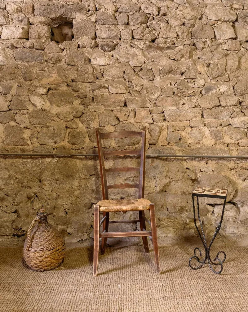Claude, la chaise en bois et paille N°1623