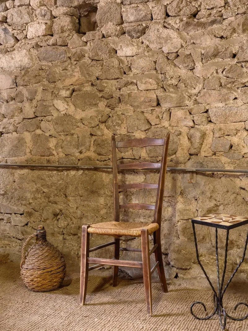 Claude, la chaise en bois et paille N°1623
