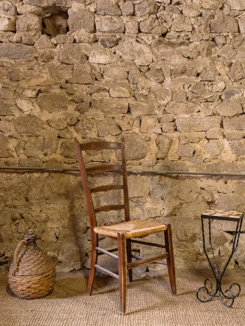 Claude, la chaise en bois et paille N°1623