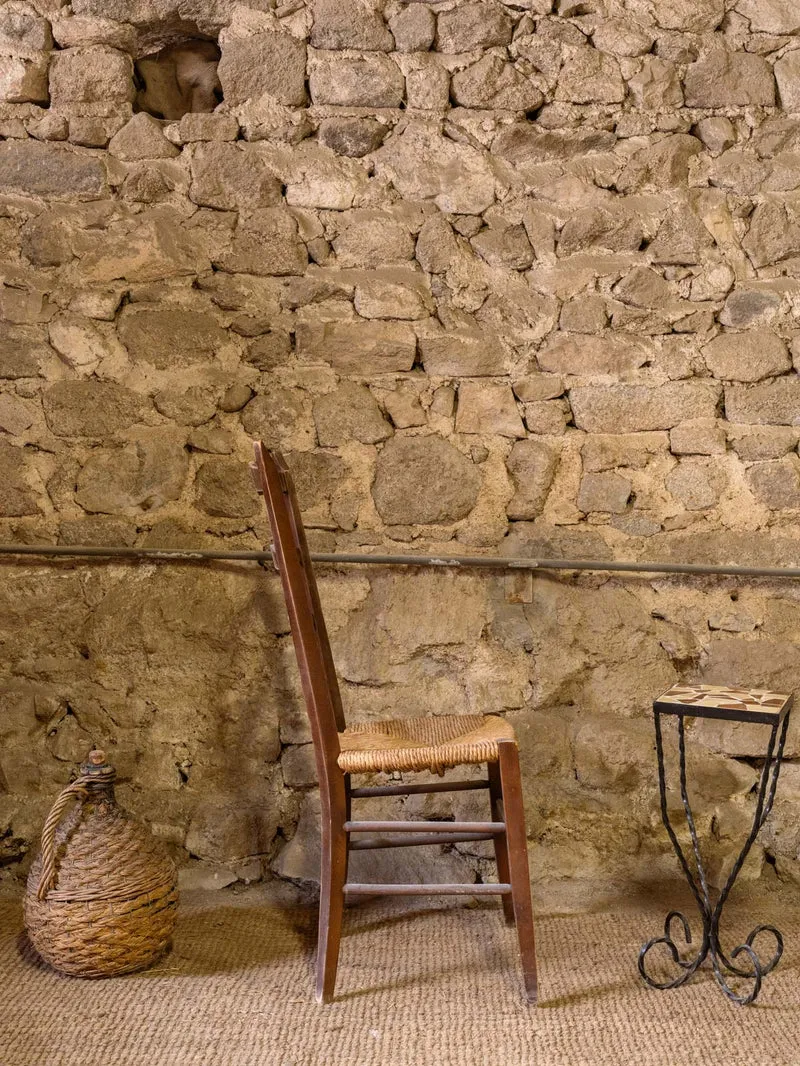 Claude, la chaise en bois et paille N°1623