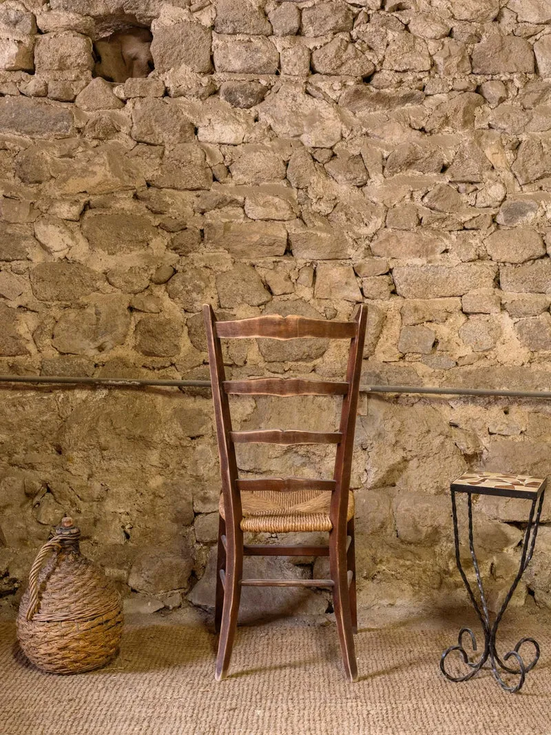 Claude, la chaise en bois et paille N°1623
