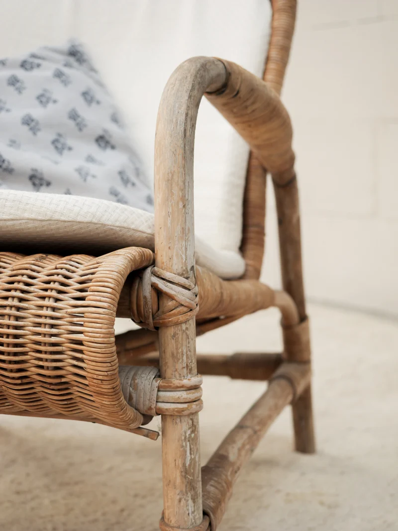 Ernest, le fauteuil en osier N°1605