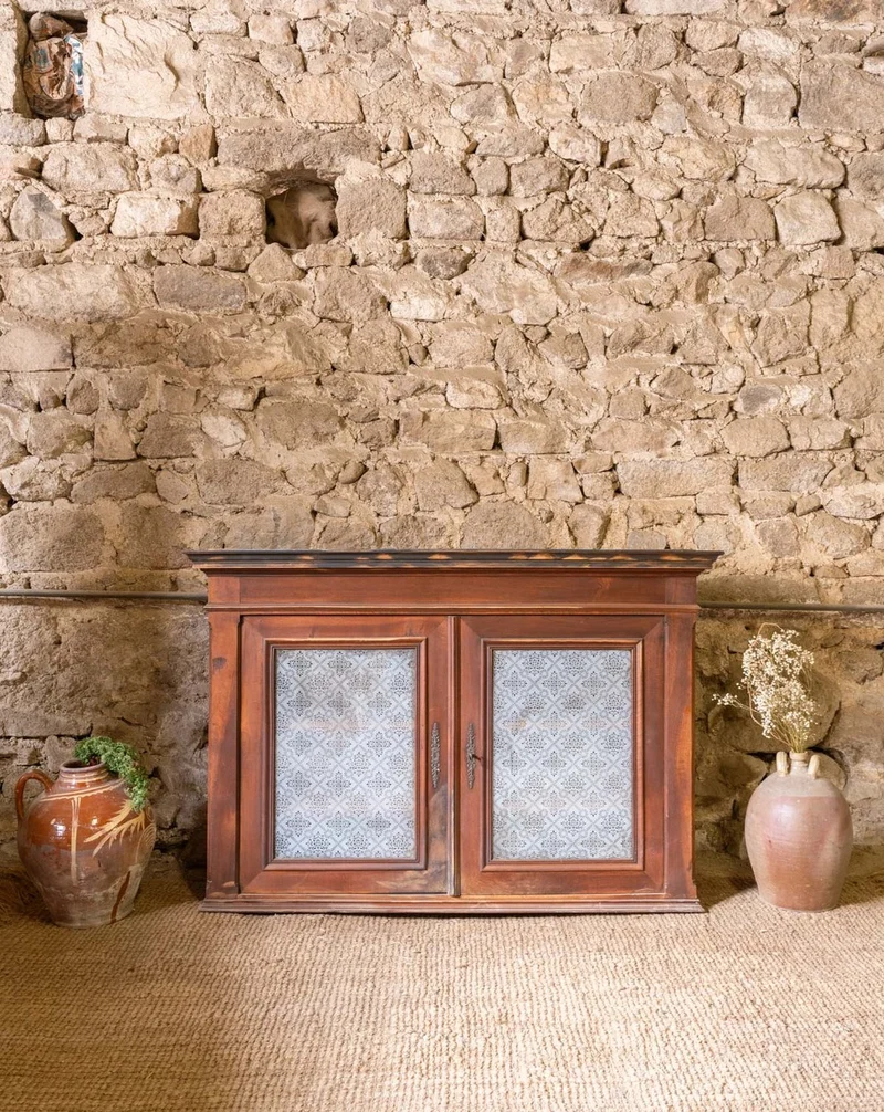 Gilbert, le buffet vitré en bois N°1889