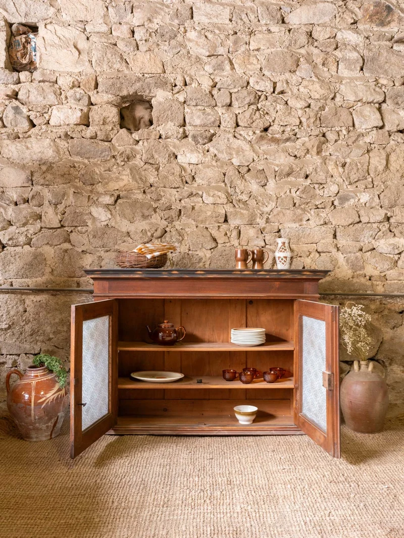 Gilbert, le buffet vitré en bois N°1889