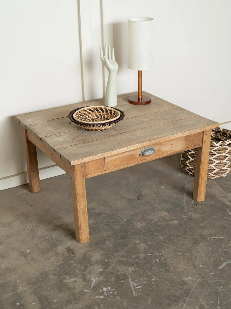 Léonie, la table basse de campagne en bois N°1169