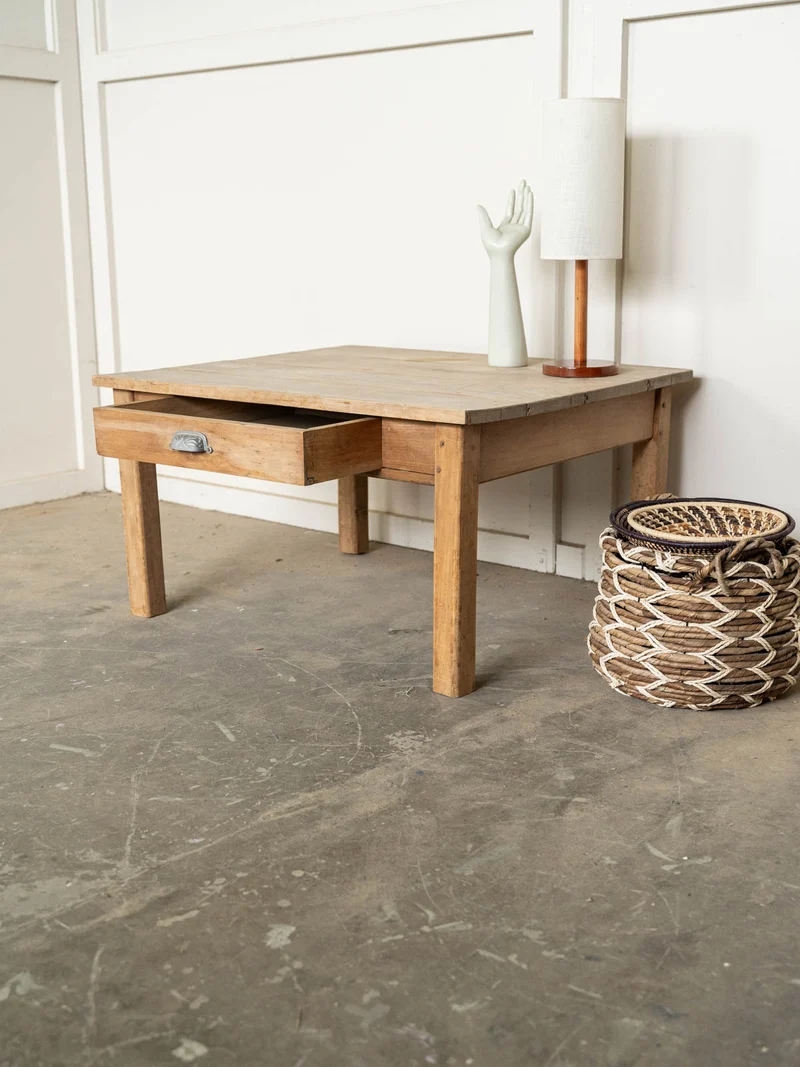 Léonie, la table basse de campagne en bois N°1169