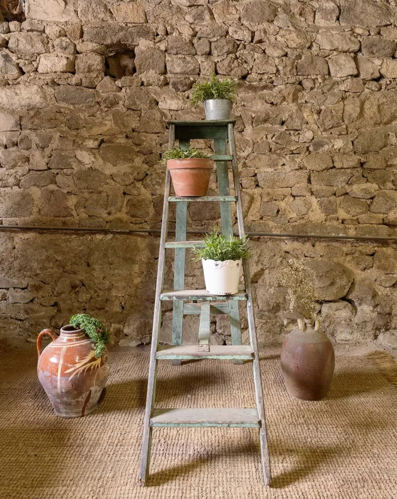 Denis, l'escabeau en bois vert N°56