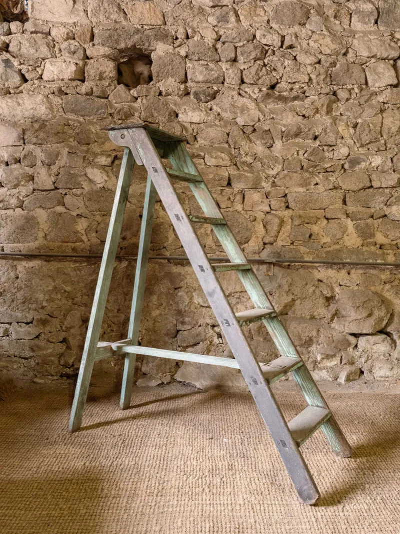 Denis, l'escabeau en bois vert N°56