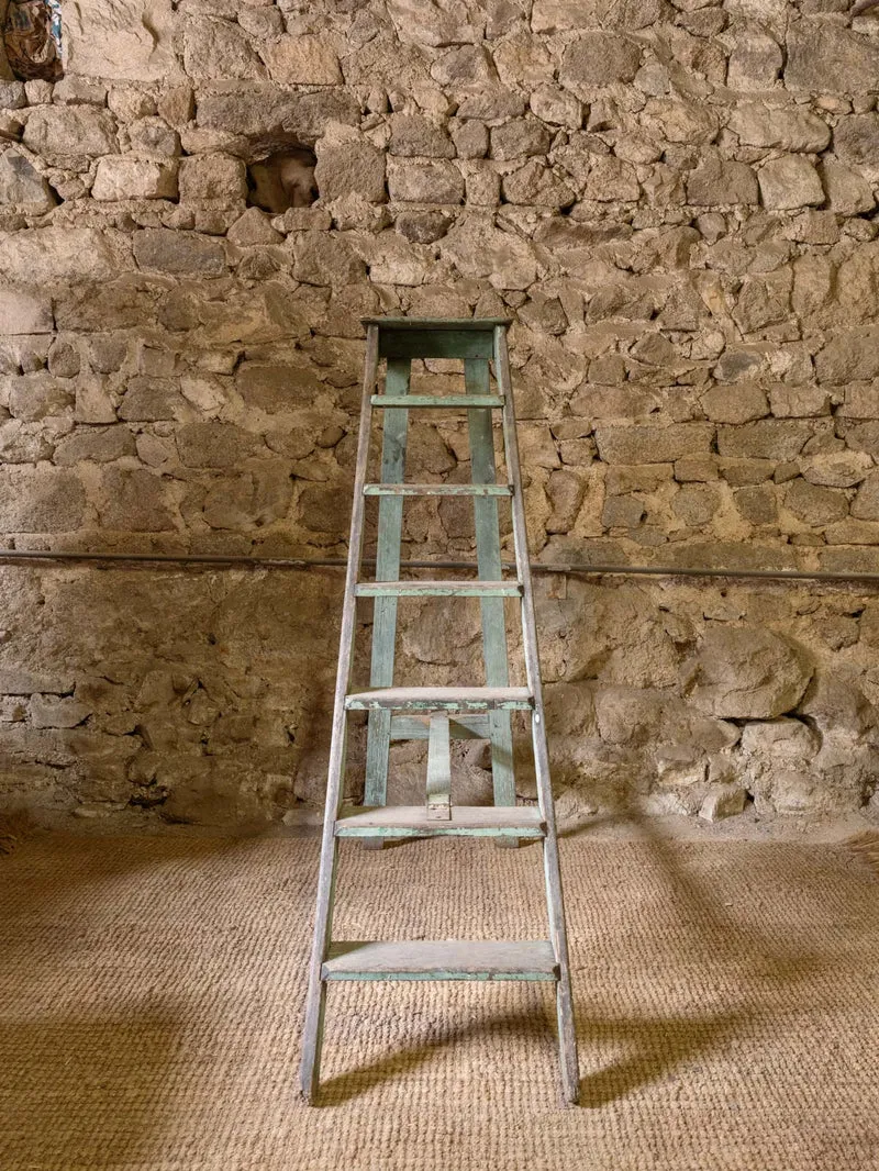 Denis, l'escabeau en bois vert N°56