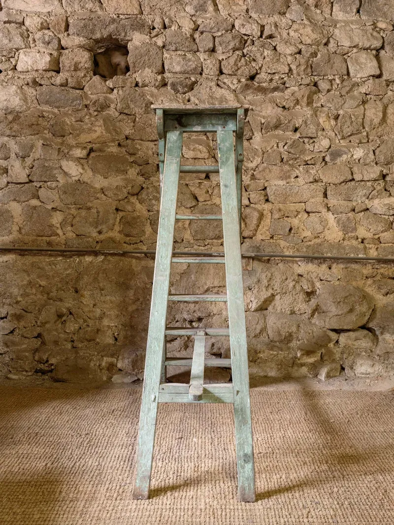 Denis, l'escabeau en bois vert N°56
