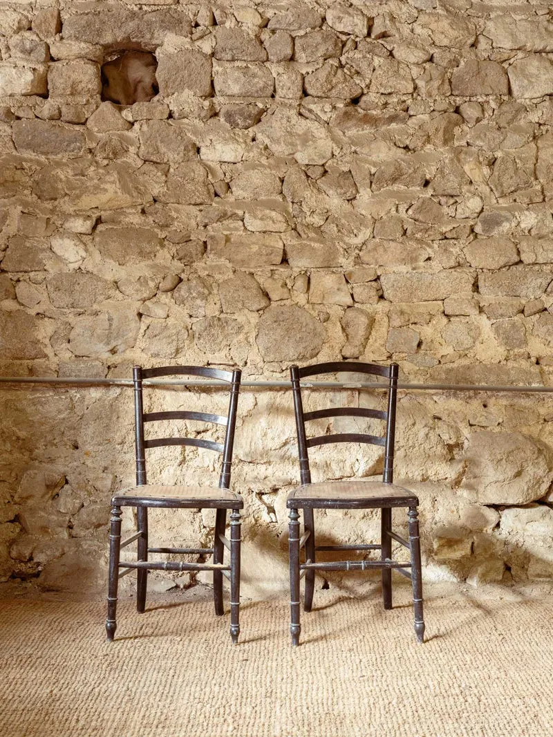 Claude, le lot de 5 chaises en bois N°1620