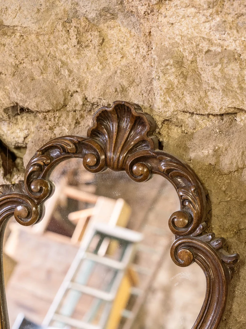 Georges, le petit miroir en bois N°1456