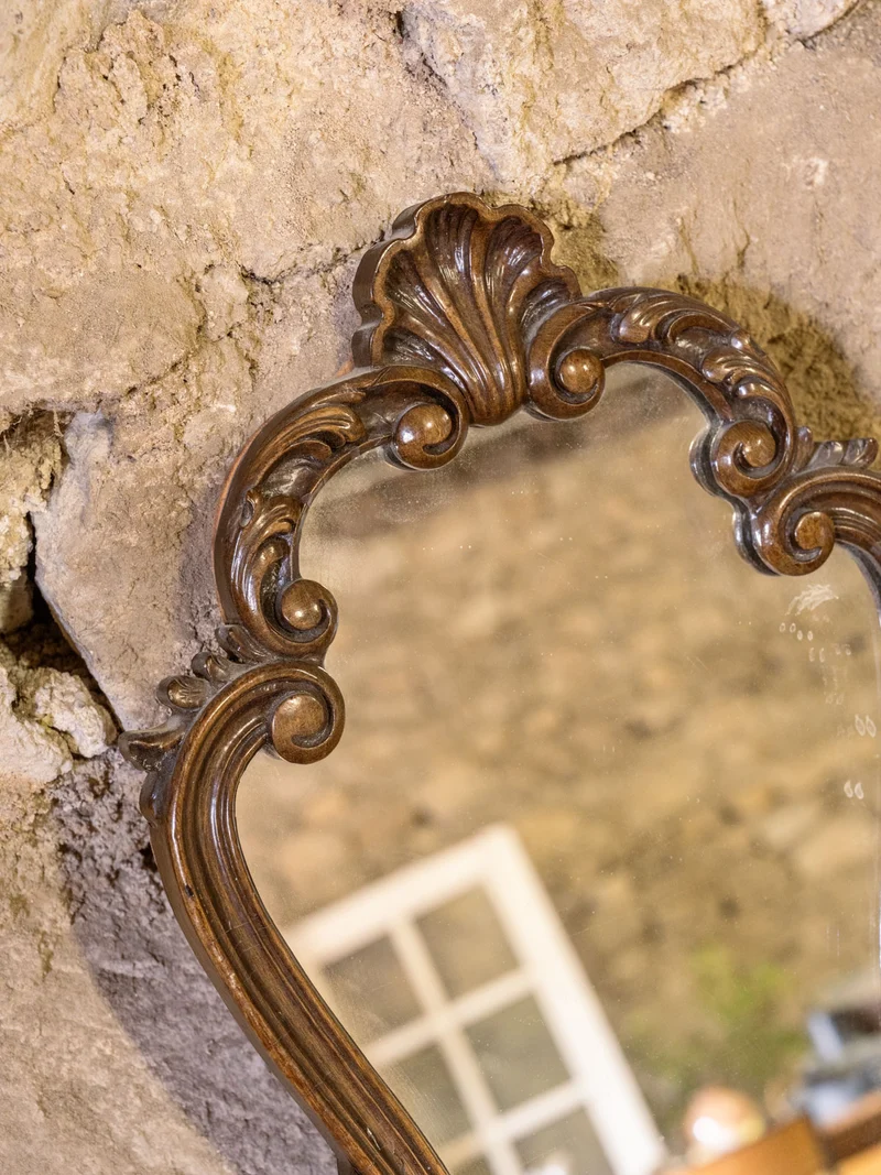 Georges, le petit miroir en bois N°1456