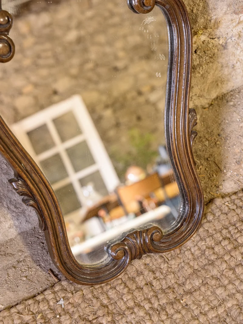 Georges, le petit miroir en bois N°1456