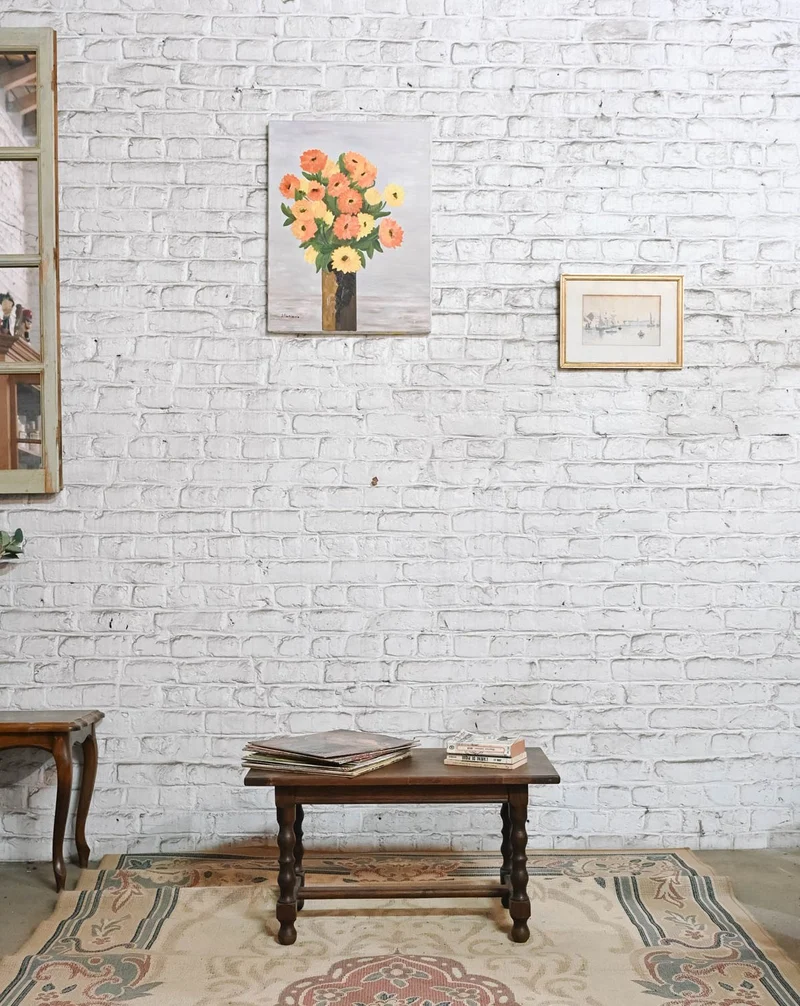 Léonie, la petite table basse rustique en bois N°1164