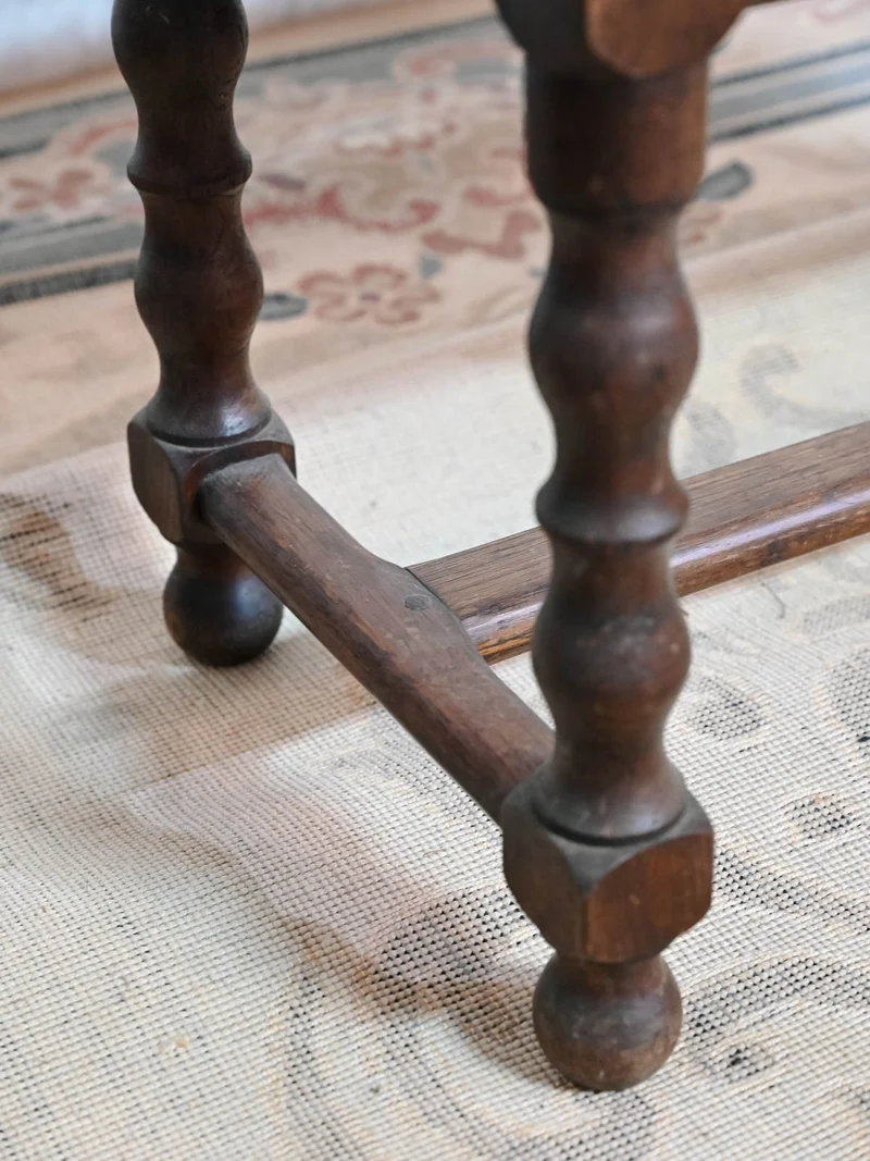 Léonie, la petite table basse rustique en bois N°1164
