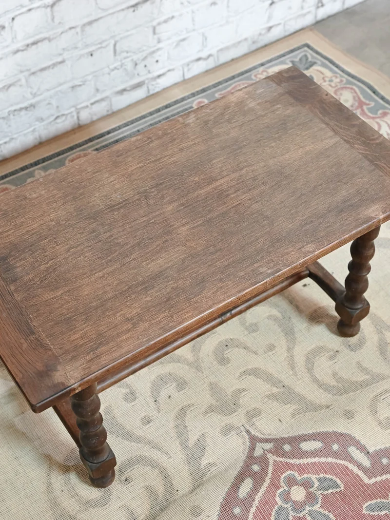 Léonie, la petite table basse rustique en bois N°1164