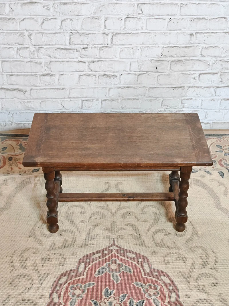 Léonie, la petite table basse rustique en bois N°1164