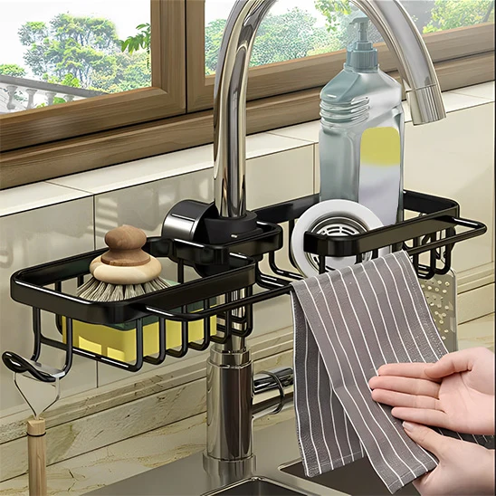 Porte Eponge Evier | Double-OptiEvier™