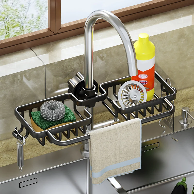 Porte Eponge Evier | Double-OptiEvier™