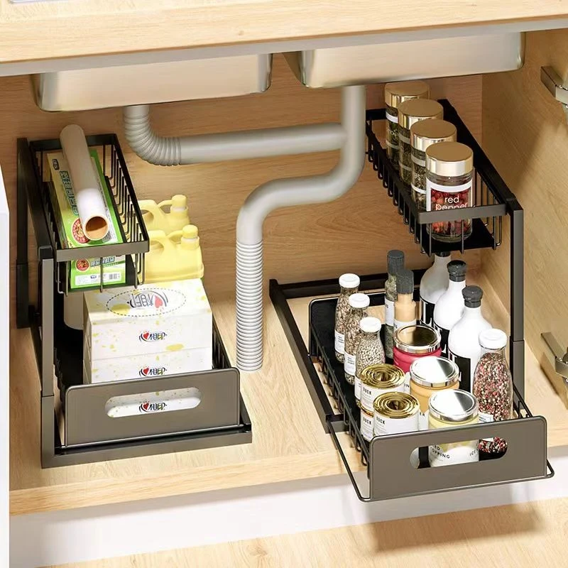 Rangement Coulissant Cuisine | OrganizEasy™
