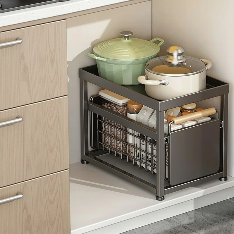 Coulissant Tiroir Cuisine | SmoothDesign™ - 1 Tiroir