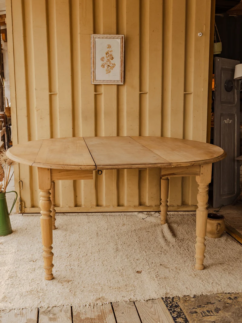 Romy, la table à manger ovale en bois N°1551