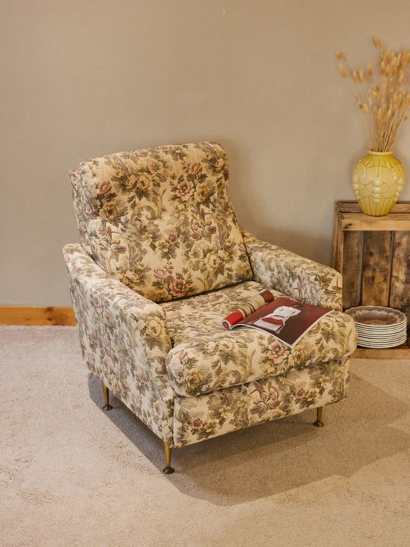 Ernest, le fauteuil campagne en tissu N°1599