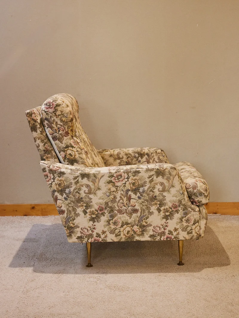 Ernest, le fauteuil campagne en tissu N°1599